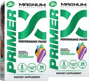 Magnum Primer Performance Packs (24 servings) x 2
